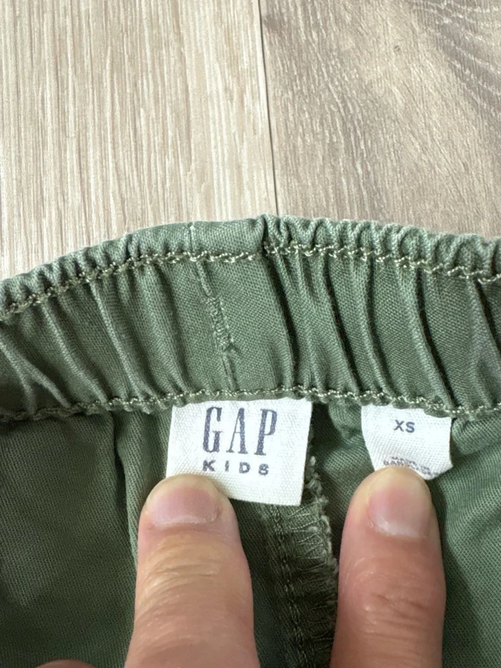 Gap Kids Boys Olive Green Pull-On Pants Size XS